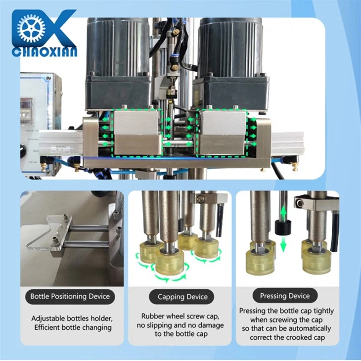 Semi Automatic Food Round Tin Can Capping Machine